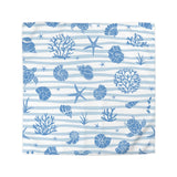 Coastal Sea Life Microfiber Duvet Cover