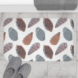 White Shell Bath Mat