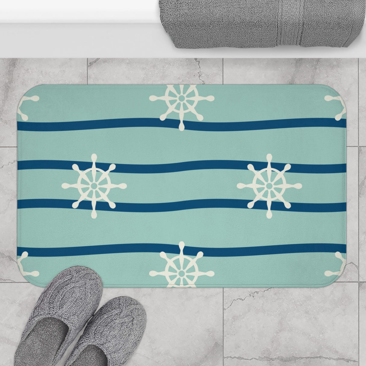 Captain's Helm Bath Mat