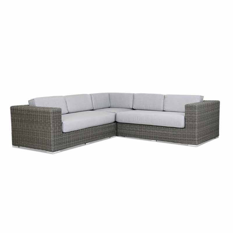 Emerald II Wicker Sectional Model 1802-SEC by Sunset West