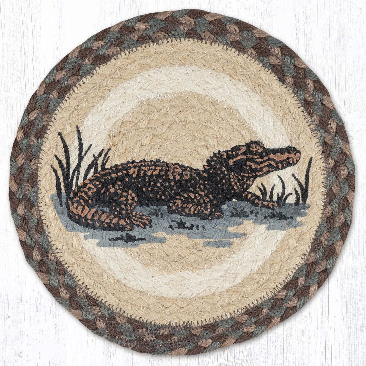 Gator Printed Round Trivet