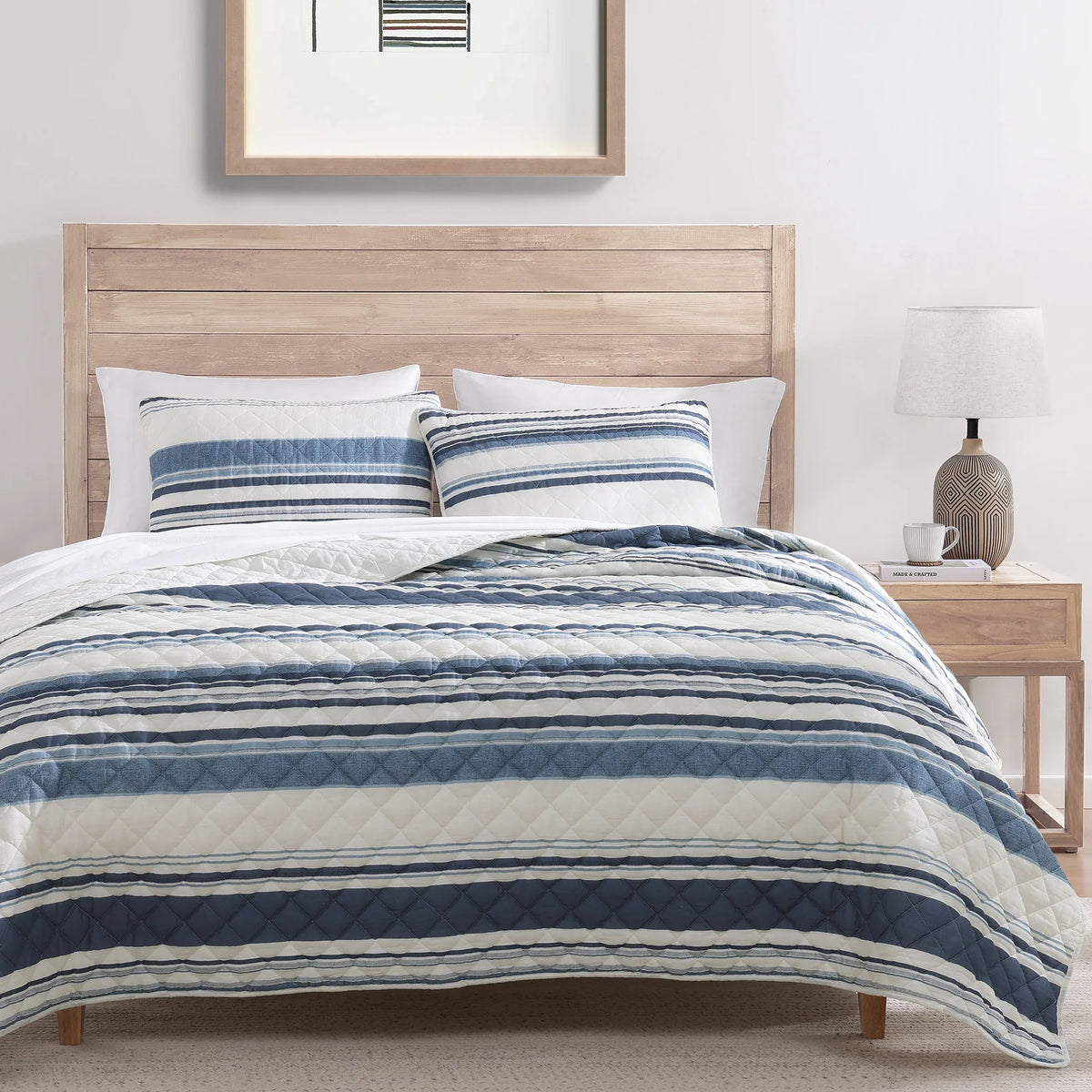 Mystic Navy Quilt Set – AmericanRattan