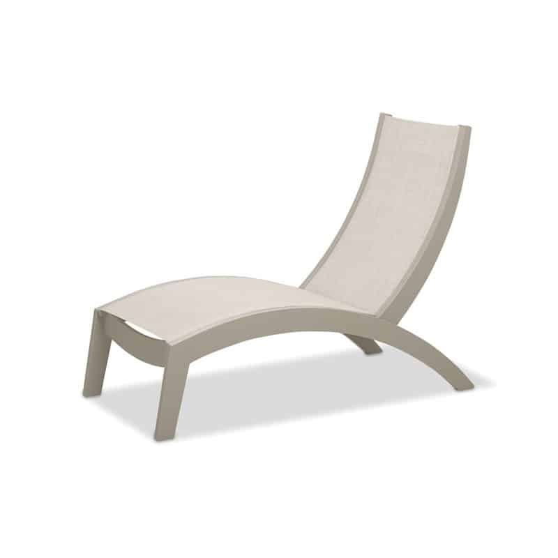 Dune Outdoor MGP Sling Stacking Hydro-Lounge Chaise by Telescope Casual Model 1941-9N80