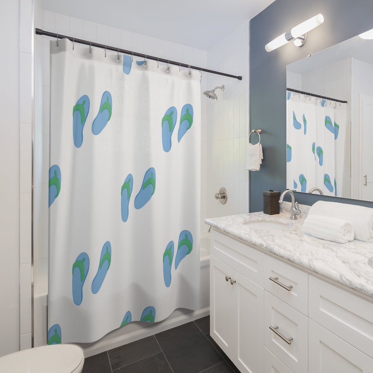 Flip Flop Shower Curtain