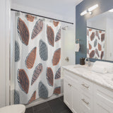 White Shell Shower Curtain