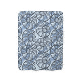 Snail Shell Sherpa Fleece Blanket