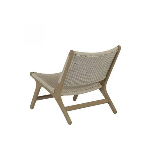 Coastal Teak Outdoor Cushionless Accent Chair by Sunset West Model 5502-21LB