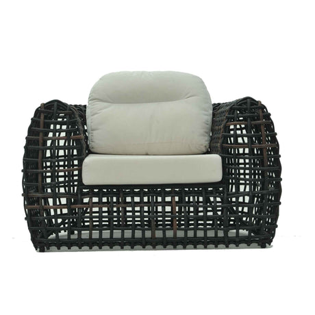 Dynasty Outdoor Armchair with Sunbrella Cushion Model 22381-BMNP-CUSH by Skyline Design