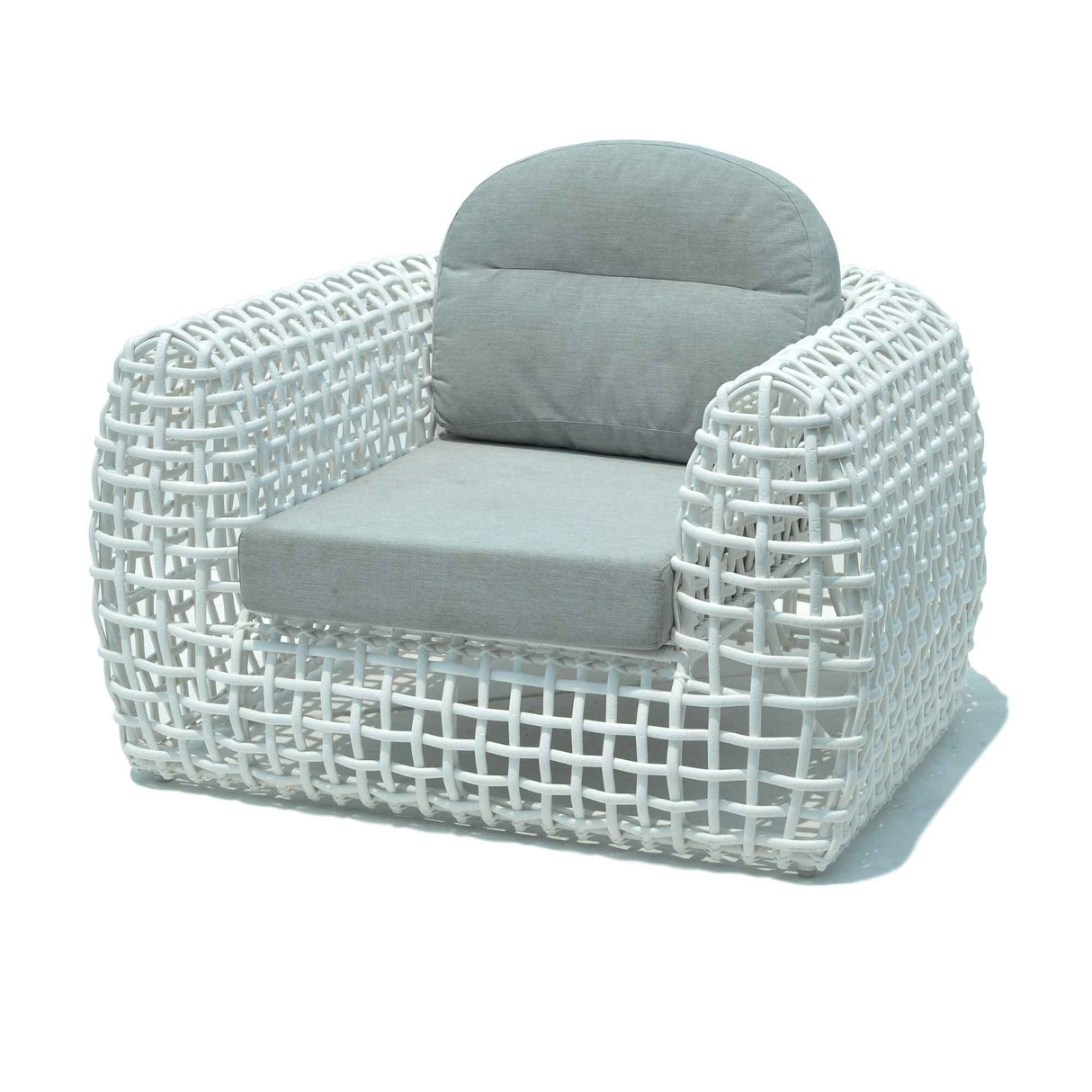 Dynasty Outdoor 5-Piece Seating Set with Sunbrella Cushion Model 22383-WMNP-5PC-CUSH by Skyline Design