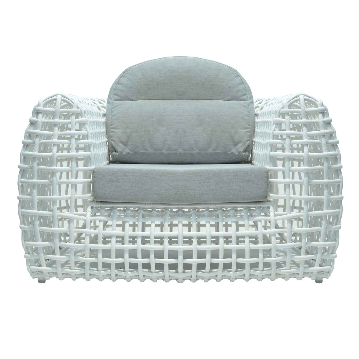 Dynasty Outdoor Armchair with Sunbrella Cushion Model 22381-WMNP-CUSH by Skyline Design