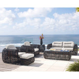Dynasty Outdoor 5-Piece Seating Set with Sunbrella Cushion Model 22383-BMNP-5PC-CUSH by Skyline Design
