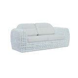 Dynasty Outdoor Sofa with Sunbrella Cushion Model 22383-WMNP-CUSH by Skyline Design