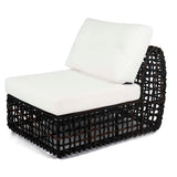 Dynasty Outdoor 10-Piece Sectional Set with Sunbrella Cushions Model 22389-BMNP-10PC by Skyline Design