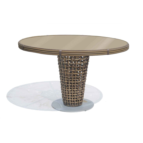 Dynasty Outdoor 5-Piece Dining Set with Sunbrella Cushion Model 22461-KMNP-5PC-CUSH by Skyline Design