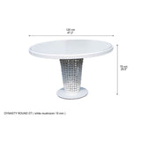 Dynasty Outdoor 5-Piece Dining Set with Sunbrella Cushion Model 22461-WMNP-5PC-CUSH by Skyline Design