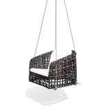 Dynasty Outdoor Hanging Dining Armchair with Sunbrella Cushion Model 22462-HC-BMNP-CUSH by Skyline Design
