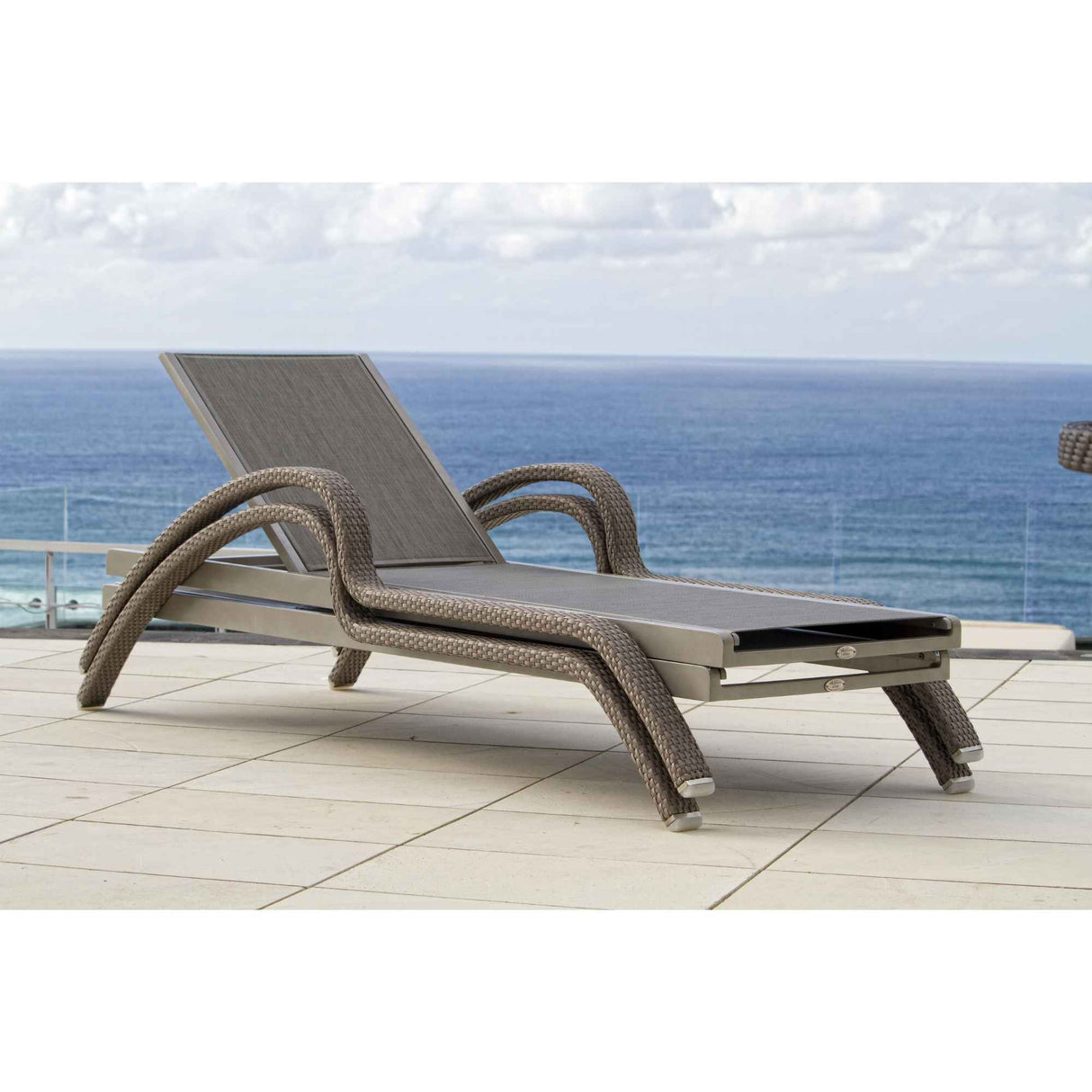 North Outdoor Set of 2 Chaise Loungers Model 22853-STFF-SET2 by Skyline Design