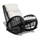 Dynasty Outdoor Rocker with Sunbrella Cushion Model 22858-BMNP-CUSH by Skyline Design