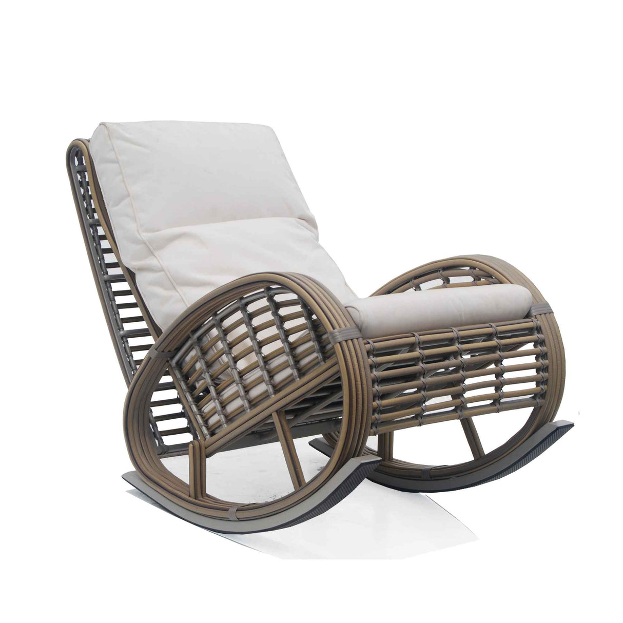 Dynasty Outdoor Rocker with Sunbrella Cushion Model 22858-KMNP-CUSH by Skyline Design