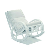 Dynasty Outdoor Rocker with Sunbrella Cushion Model 22858-WMNP-CUSH by Skyline Design