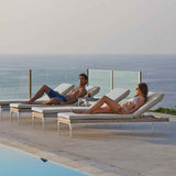 Brafta Outdoor Chaise Lounger with Sunbrella Cushion Model 22930-SSFF-CUSH by Skyline Design