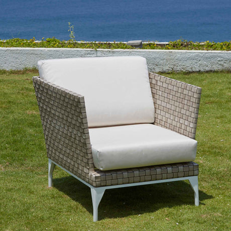 Brafta Outdoor Armchair with Sunbrella Cushion Model 22931-SSFF-CUSH by Skyline Design