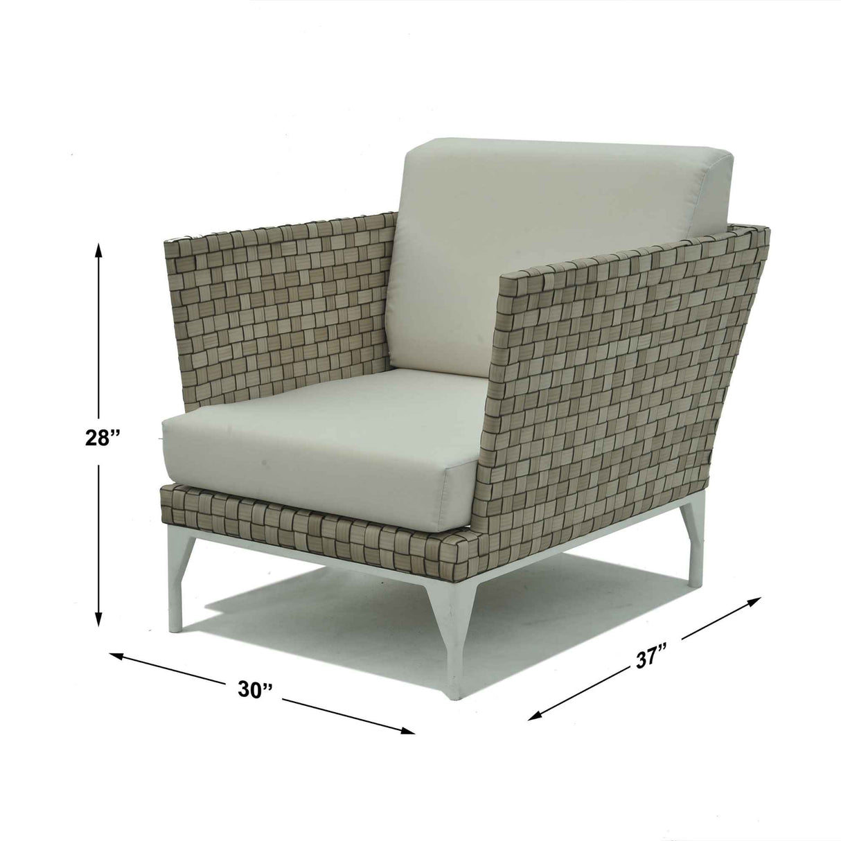 Brafta Outdoor 5-Piece Seating Set with Sunbrella Cushions Model 22933-SSFF-5PC-CUSH by Skyline Design