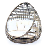 Faber Outdoor Swivel Daybed with Sunbrella Cushions Model 23504-KMNP-CUSH by Skyline Design
