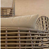 Ruby Outdoor Armchair with Sunbrella Cushion Model 23661-KMNP-CUSH by Skyline Design
