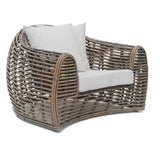Ruby Outdoor Armchair with Sunbrella Cushion Model 23661-KMNP-CUSH by Skyline Design