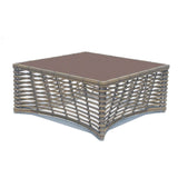 Ruby Outdoor 5-Piece Seating Set with Sunbrella Cushions Model 23663-KMNP-5PC-CUSH by Skyline Design