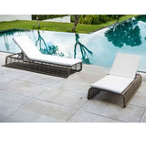 Ruby Outdoor Chaise Lounger with Sunbrella Cushion Model 23769-KMNP-CUSH by Skyline Design