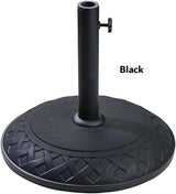 Outdoor Resin Compound Basket Weave Umbrella Base by International Caravan Model 23800