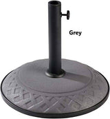 Outdoor Resin Compound Basket Weave Umbrella Base by International Caravan Model 23800