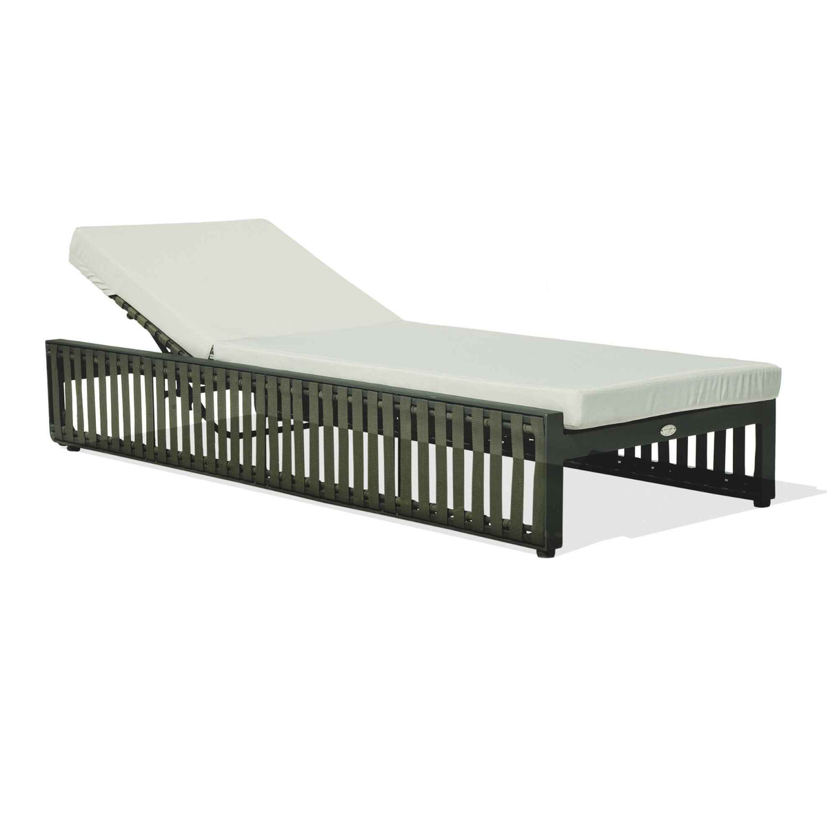 Horizon Outdoor Chaise Lounger with Sunbrella Cushion Model 23809-DGST-CUSH by Skyline Design