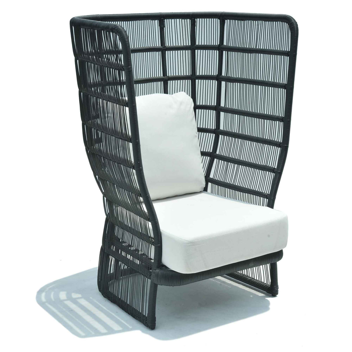 Rio Outdoor Armchair with Sunbrella Cushion Model 23830-BLPR-CUSH by Skyline Design