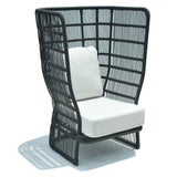 Rio Outdoor Armchair with Sunbrella Cushion Model 23830-BLPR-CUSH by Skyline Design