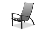 Kendall Outdoor Sling Stacking Chat Height Chair by Telescope Casual Model 2385-9K40