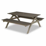 Plymouth Bay Outdoor MGP Picnic Table With Umbrella Hole by Telescope Casual Model 2402-1P80