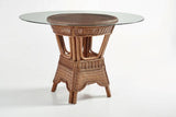 Autumn Morning Indoor Wicker Dining Table Model 2417 by South Sea Rattan