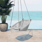 Rodona Outdoor Hanging Dining Chair with Sunbrella Cushion Model 24177-HC-BPR-CUSH by Skyline Design