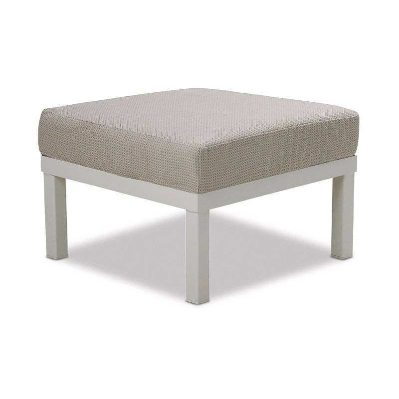 Larssen Outdoor Cushion Collection Ottoman by Telescope Casual Model 1198-1L00
