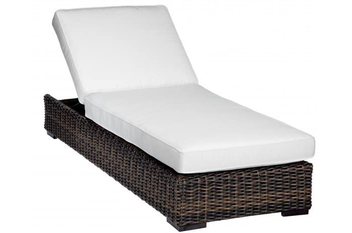 Montecito Outdoor Wicker Adjustable Chaise Lounge Model 2501-9 by Sunset West
