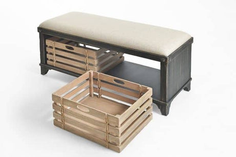 Artisan Landing Indoor Storage Bench by Braxton Culler Made in the USA Model 2934-094