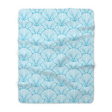 Clam Sherpa Fleece Blanket