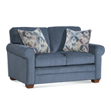 Bedford Casual Loveseat with Rolled Armrests by Braxton Culler Made in the USA Model 728-019