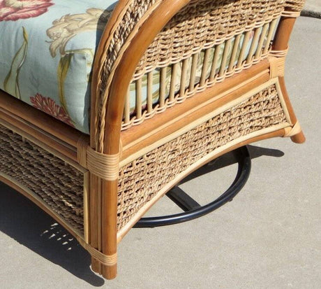 Spice Islands Rattan Swivel Rocker Chair Model SISR