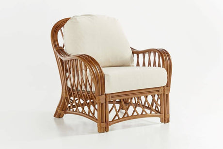 Antigua 2 Pc Deep Seating Lounge Chair and Ottoman Set 3101-SET by South Sea Rattan