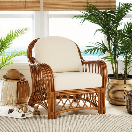 Antigua Arm Chair is Deep Seating from South Sea Rattan