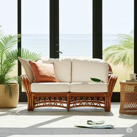 Antigua Deep Seating Loveseat Model 3102 from South Sea Rattan